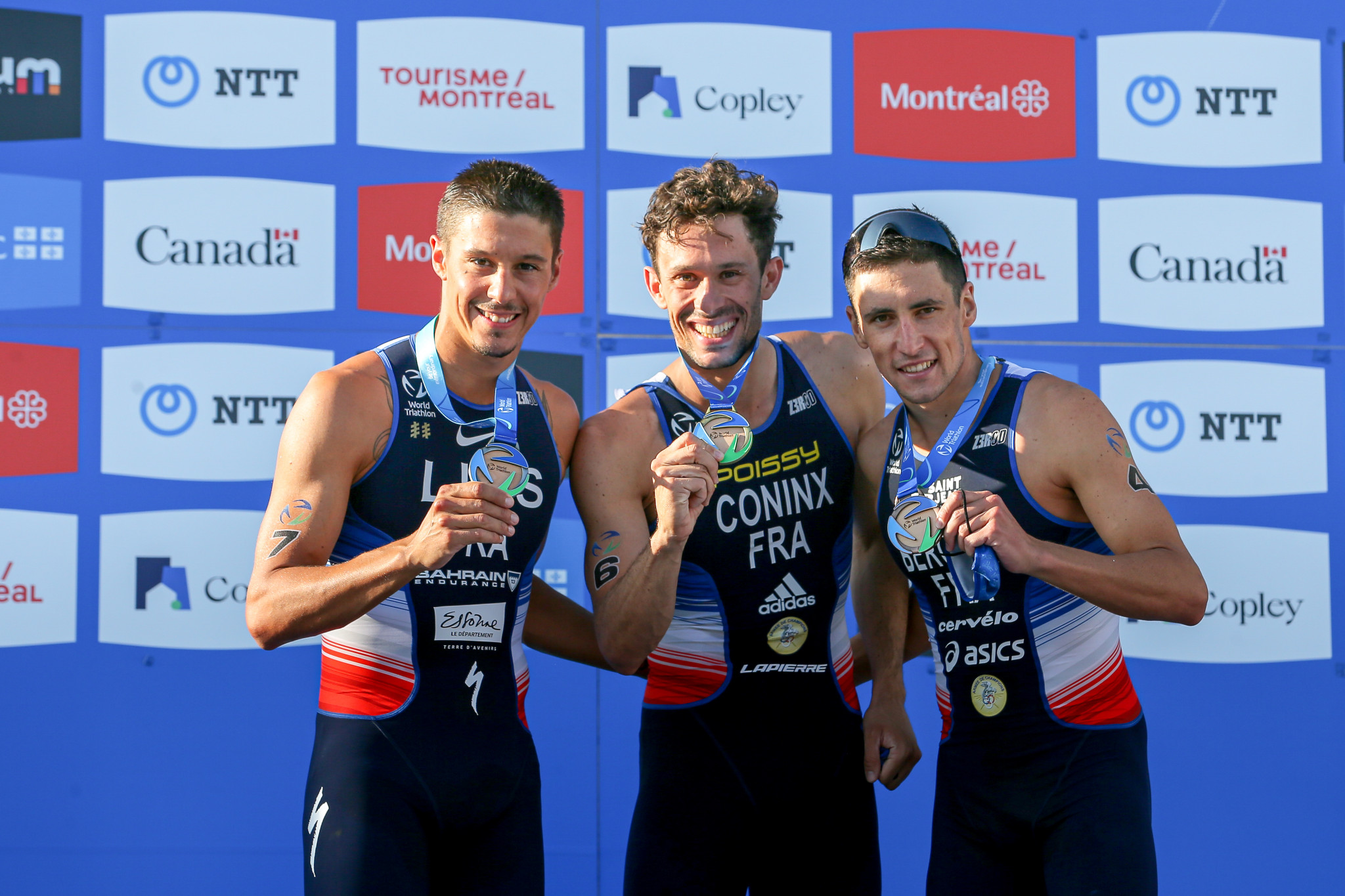 WTCS Montréal Triplé historique des Bleus